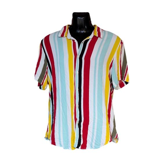 Denim & Flower button down Size XL - Picture 1 of 7